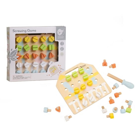 Ξύλινο Παιχνίδι CLASSIC WORLD Screw Board image 1