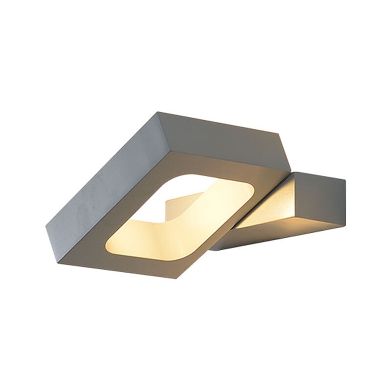 ACA DECOR Απλίκα Τοίχου Led Aca Cyclop Zd80856ledgy από Αλουμίνιο 13x14.55x3 cm - Γκρι