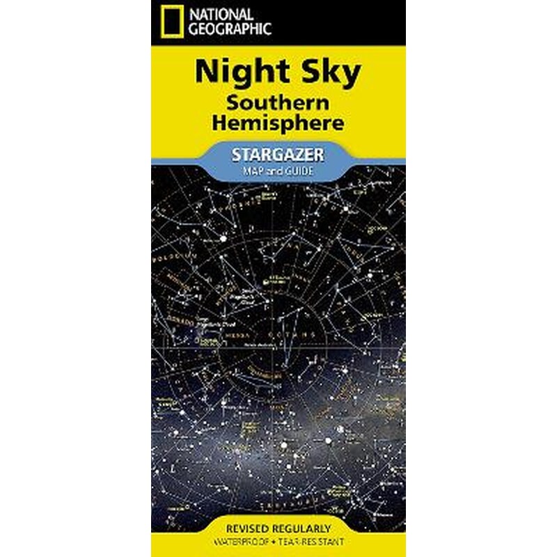 National Geographic Night Sky - Southern Hemisphere Map (Stargazer Folded)