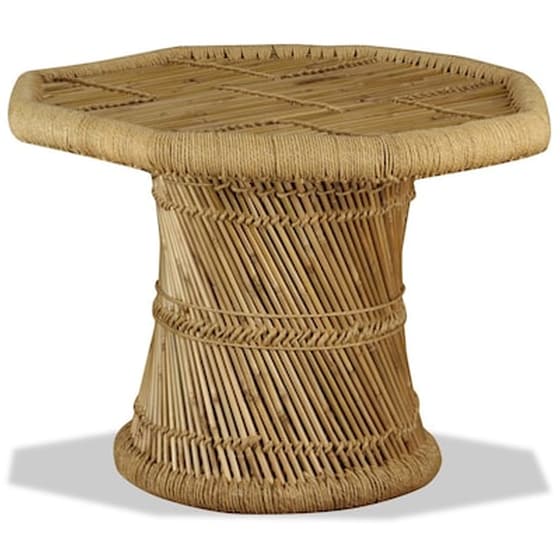 Τραπεζάκι Σαλονιού VidaXL από Μπαμπού 60x60x45cm - Καφέ image 2