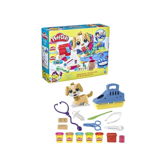 Λαμπάδα Play-Doh Care and Carry Vet Playset image 1