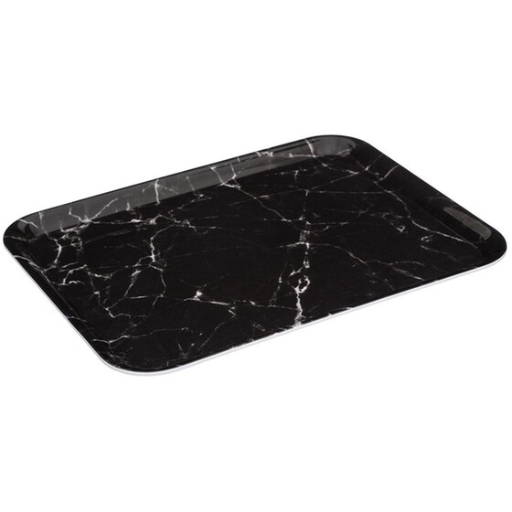 Δίσκος Σερβιρίσματος Spitishop Πλαστικός 43x33x1.5cm - Μαύρο image 0