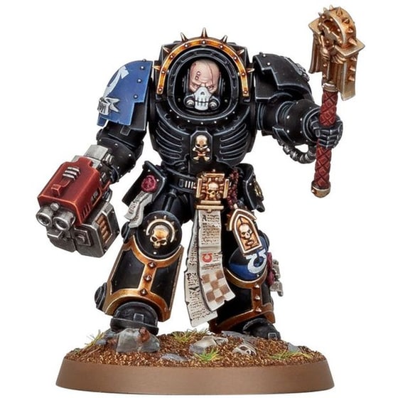 Space Marines: Chaplain In Terminator Armour Warhammer 40k GAMES WORKSHOP image 2