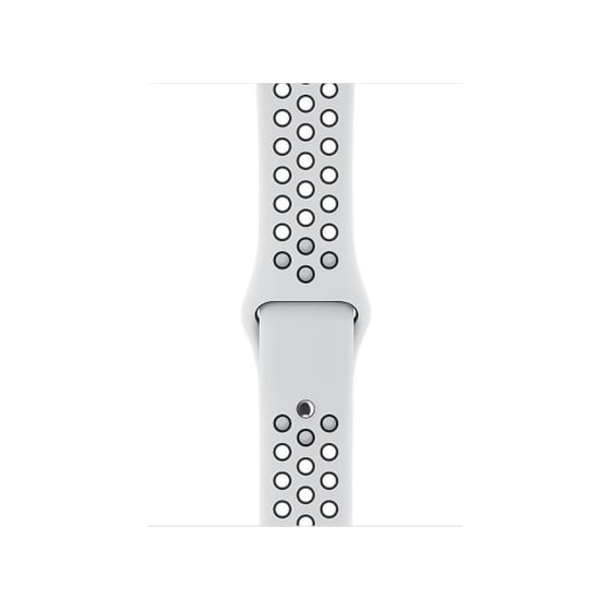 Apple Watch Nike Series 5 40mm Silver Aluminum Black Sport Band image 2