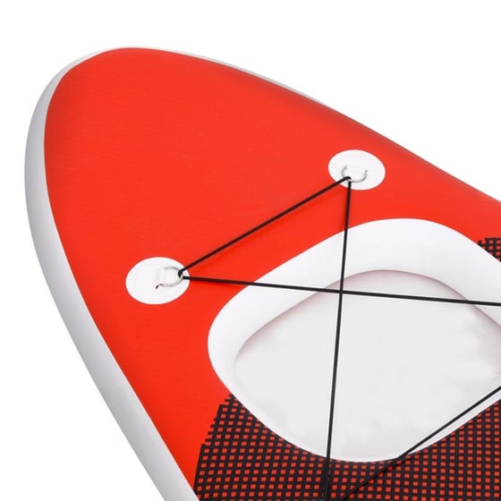 Φουσκωτή Σανίδα SUP VidaXL 330x76 cm - Κόκκινη image 6