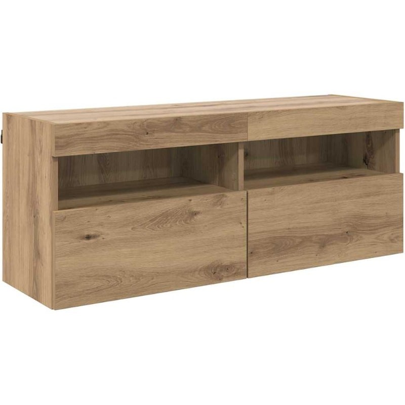 Έπιπλο Τηλεόρασης VidaXL Επιτοίχιο με LED 100 x 30 x 40 cm - Artisan Δρυς