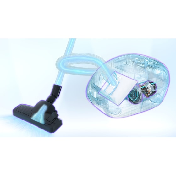 BOSCH BGL8POW3A 890 W με Σακούλα 5 L Μαύρη Ηλεκτρική Σκούπα image 7