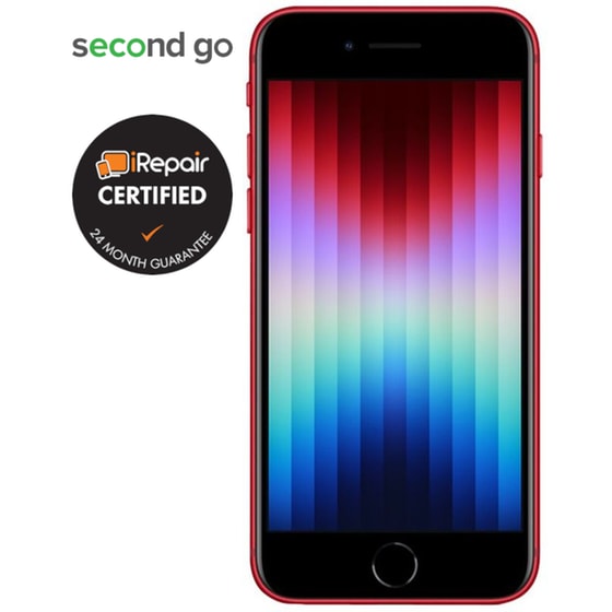 Μεταχειρισμένο Apple iPhone SE (3rd Gen) 64GB Product Red second go Certified by iRepair image 1
