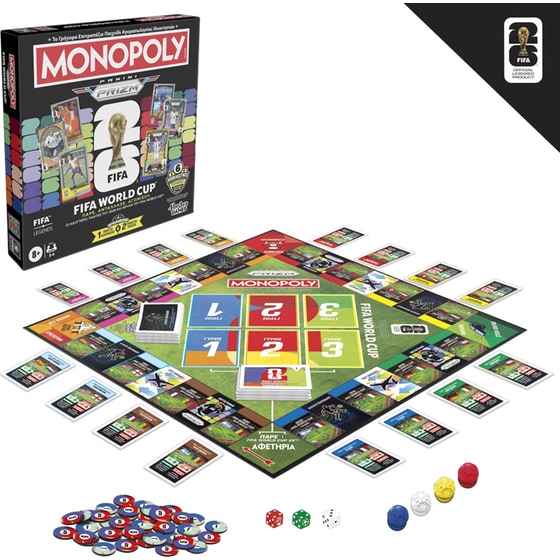 Monopoly Panini Prizm: FIFA Legends & FIFA World Cup 2026 Επιτραπέζιο (Hasbro) image 1