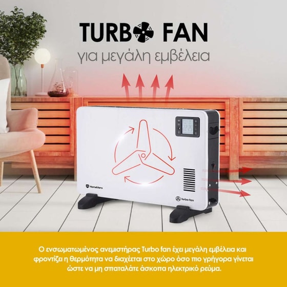 HOMEVERO HV-CH2000 2000W Θερμοπομπός Δαπέδου image 2