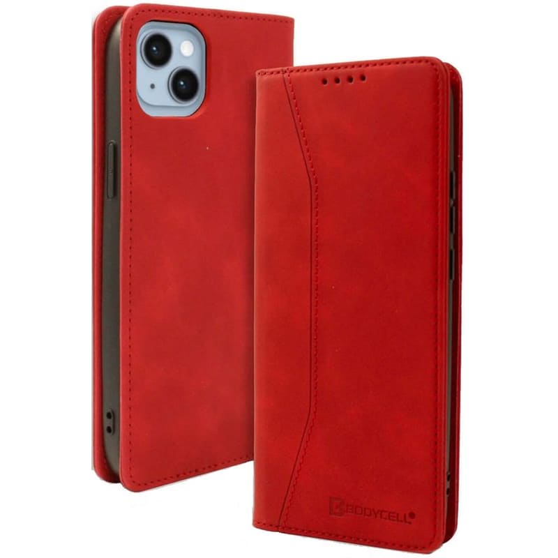 Θήκη Apple iPhone 15 - Bodycell Book Case - Red