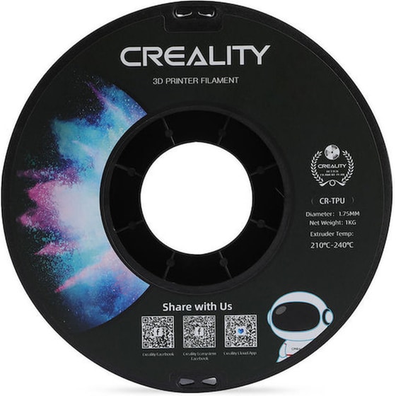 Creality Νήμα 3D Εκτυπωτή 1kg 1.75mm - Μπλε image 1