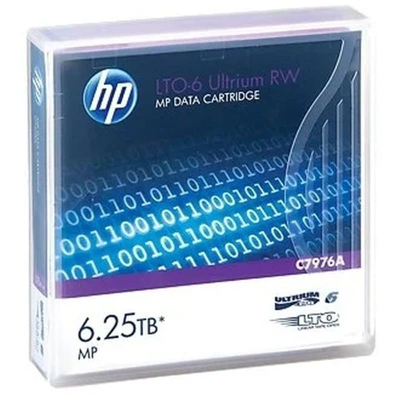 Μαγνητικό μέσο αποθήκευσης Hp LTO-6 Ultrium 6.25TB RW