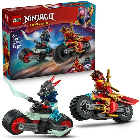 LEGO® NINJAGO® Αγώνας Ταχύτητας του Κάι με Μοτοσικλέτα (71838) image 6