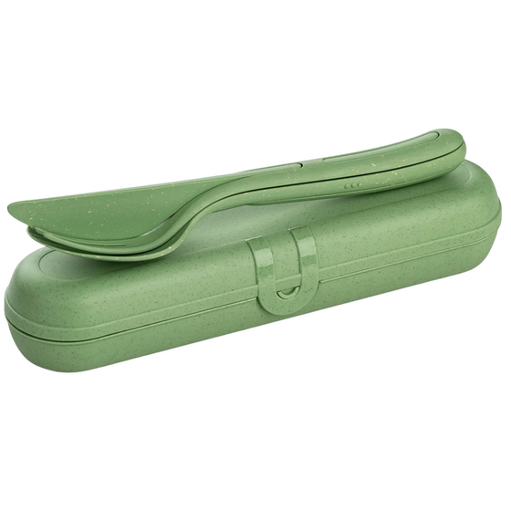 Σετ Μαχαιροπίρουνα Koziol με Θήκη - Nature Leaf Green image 0