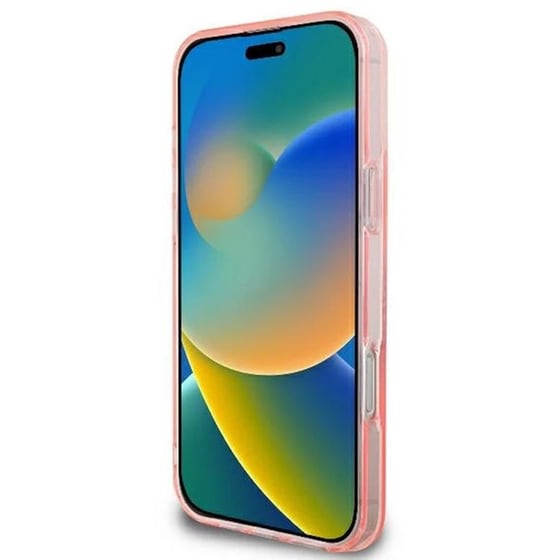 Θήκη Apple iphone 16 Pro - Guess Iml Flowers Wreath - Ροζ image 4