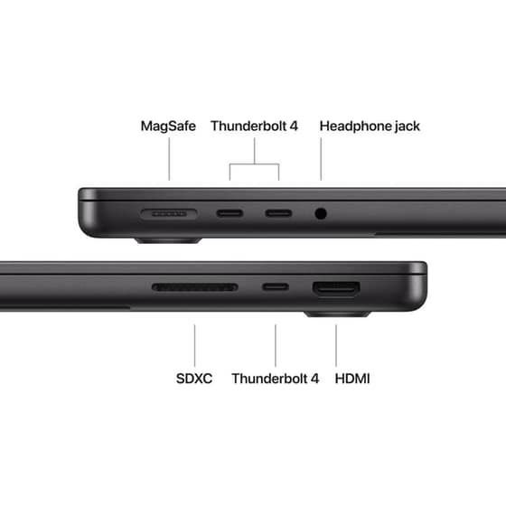 Apple MacBook Pro 14" M5 Chip QHD+ (Apple M5 10 Cores/24GB/1TB SSD/10 Cores GPU/macOS) Space Black image 6