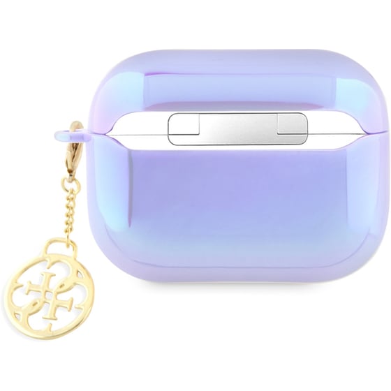 Θήκη Guess για Apple Airpods Pro 4G Charm GUAPHPLIGEU - Μωβ image 1