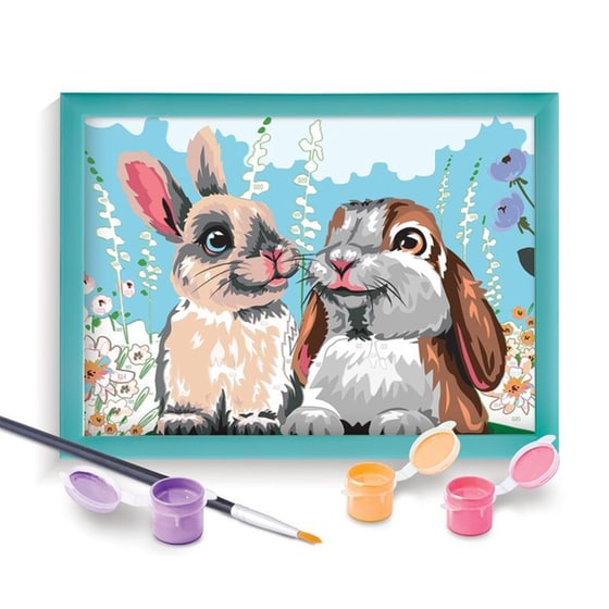 AS Company Paint & Frame Ζωγραφίζω Με Αριθμούς Cute Bunnies image 4