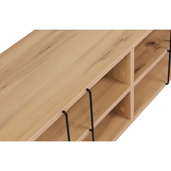 Έπιπλο Τηλεόρασης Sondrio από Μοριοσανίδα 120x30x44.5cm - Kαφέ image 6