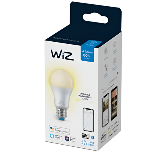 Έξυπνος Λαμπτήρας WiZ Led E27 G95 8W Filament Clear - Θερμό Λευκό image 1