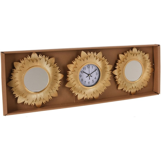 Αναλογικό Ρολόι Spitishop Τοίχου K-m Hz1011600 Φ25 cm - Χρυσό image 1