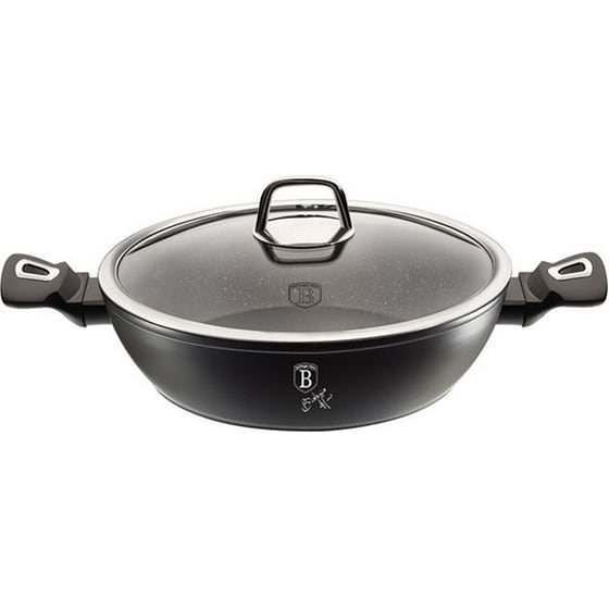 Κατσαρόλα BERLINGER HAUS BH1850 28 cm 3.8 L Μαύρο/Ασημί image 0