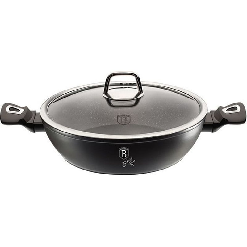 Κατσαρόλα BERLINGER HAUS BH1850 28 cm 3.8 L Μαύρο/Ασημί BERLINGER HAUS