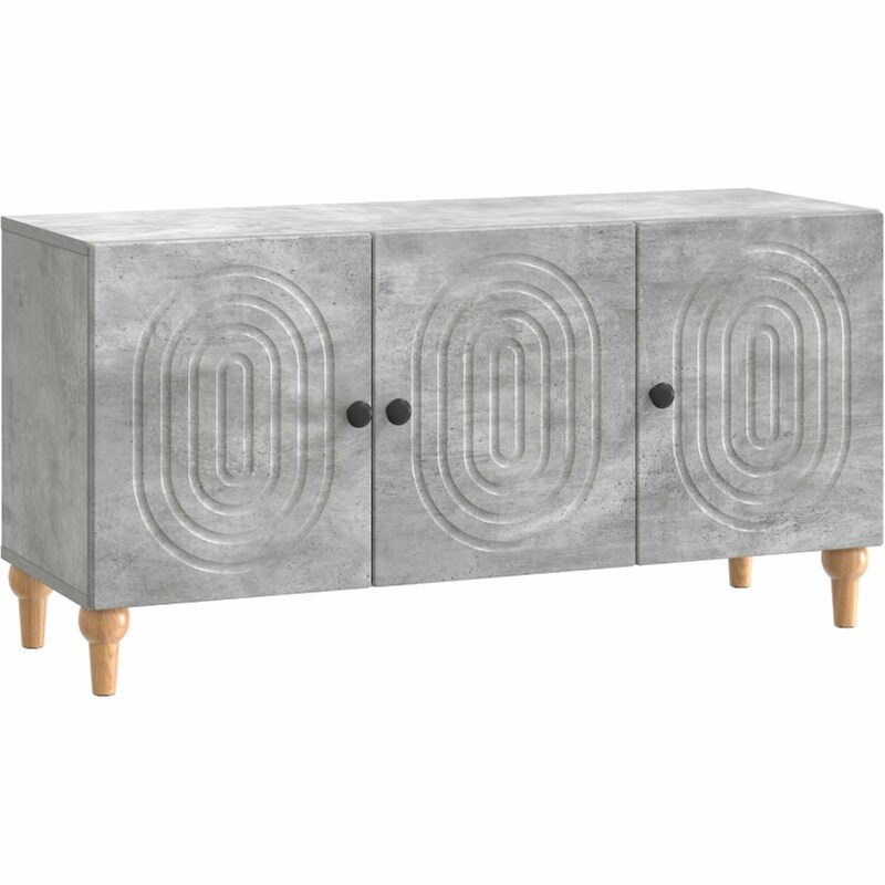 Έπιπλο Τηλεόρασης VidaXL 99x34.5x50 cm - Γκρι Σκυροδέματος