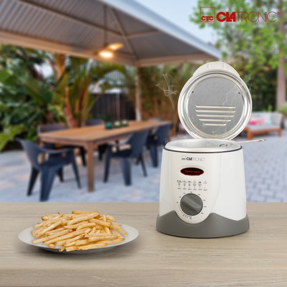 CLATRONIC FFR 2916 900 W - 1 L Λευκό Φριτέζα Λαδιού image 3