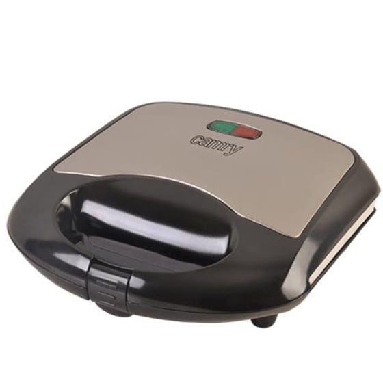 CAMRY Waffle Maker CR 3019 1000 W 2 Θέσεων Ασημί Βαφλιέρα image 0