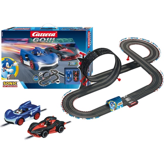 Carrera Go!!! Sonic the Hedgehog 1:43 Τηλεκατευθυνόμενα Αυτοκίνητα σε Πίστα (20062566) image 1