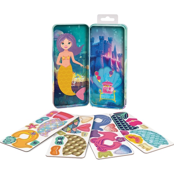HappiHobbi Magnet Tins City Heroes/ Fashion Girl/ Mermaid Princess Εκπαιδευτικοί Χάρτινοι Μαγνήτες 1 Τμχ - Τυχαία Επιλογή Σχεδίου image 3