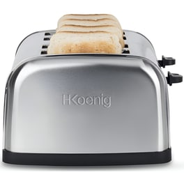 H.KOENIG TOS14 4 Θέσεων 1500W Inox Φρυγανιέρα