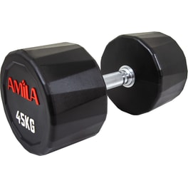 Βαράκι 45 kg Amila Πολυγωνικό 94368 1 Τμχ - Μαύρο
