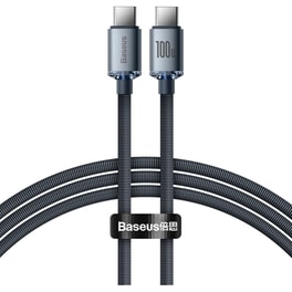 Καλώδιο δεδομένων Baseus Crystal Shine Series Usb-C to Usb-C 2m - Black