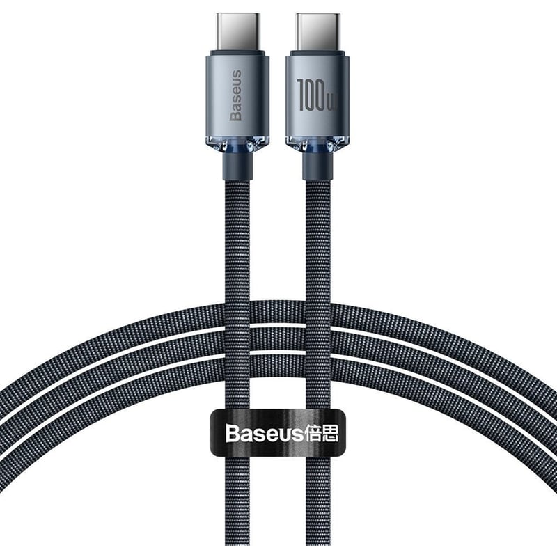 Καλώδιο δεδομένων Baseus Crystal Shine Series Usb-C to Usb-C 2m - Black