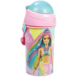 Παγούρι Gim Πλαστικό με Καλαμάκι Barbie 500ml