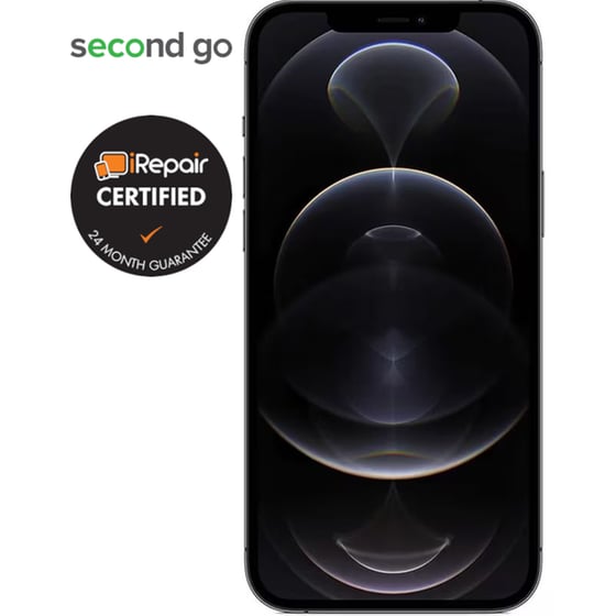 Μεταχειρισμένο Apple iPhone 12 Pro Max 128GB Graphite second go Certified by iRepair image 1