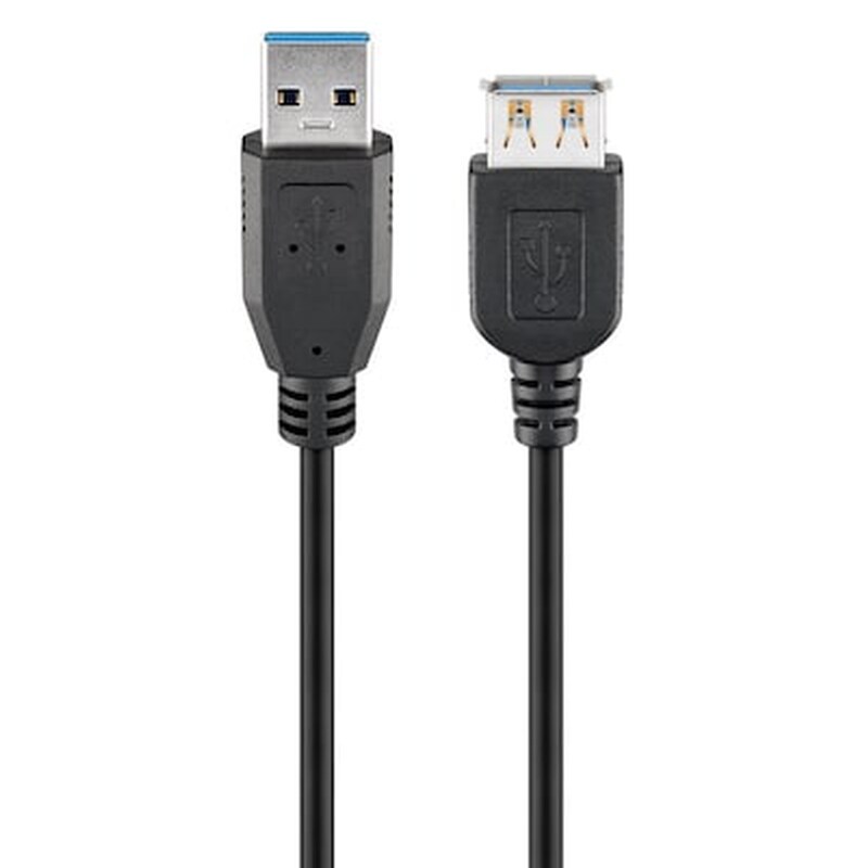 GOOBAY Goobay Καλώδιο Usb 3.0 Σε Usb (f) 95726, Copper, 5m, Μαύρο