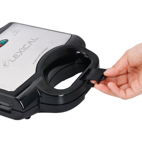 Συσκευή Hot Dog LEXICAL LHT-2330 750W Μαύρο-Ασημί image 4