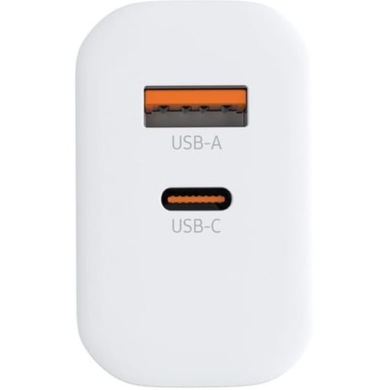 Osio Φορτιστής Χωρίς Καλώδιο GaN με Θύρα USB-A και Θύρα USB-C 65W Power Delivery - Λευκό image 1
