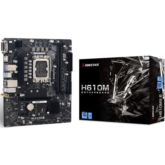 Biostar H610MX-E Intel H610 Micro ATX με Socket Intel 1700 image 3