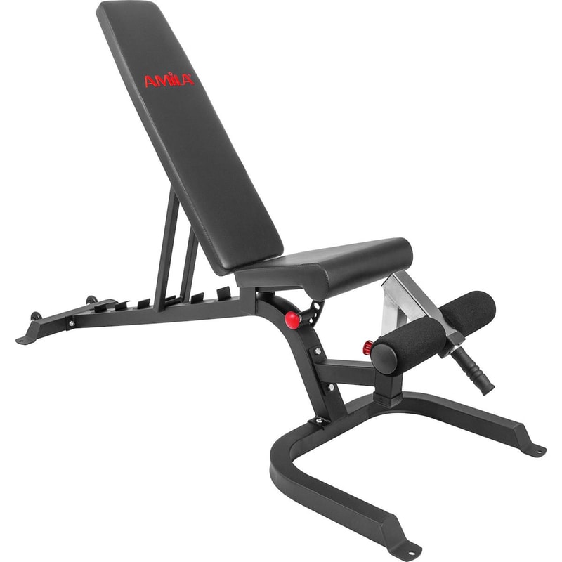 AMILA Ρυθμιζόμενος Πάγκος Γυμναστικής Amila 173x65cm - Μαύρος