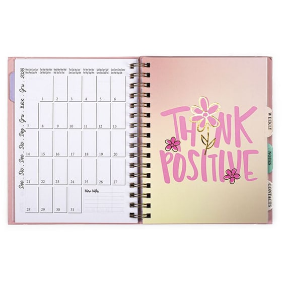 Ημερολόγιο Posh+Pop 2026 12Μ Σπιράλ Bow image 6