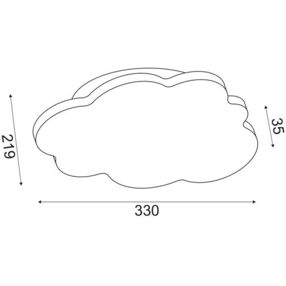 Παιδικό Φωτιστικό Τοίχου Led Aca Holma ZM44LEDW33W - Λευκό image 2