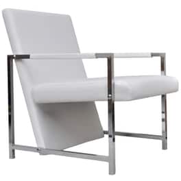 Πολυθρόνα VidaXL από Συνθετικό Δέρμα - Λευκή