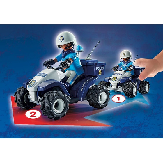 PLAYMOBIL® City Action Αστυνομικός με γουρούνα 4x4 (71092) image 3