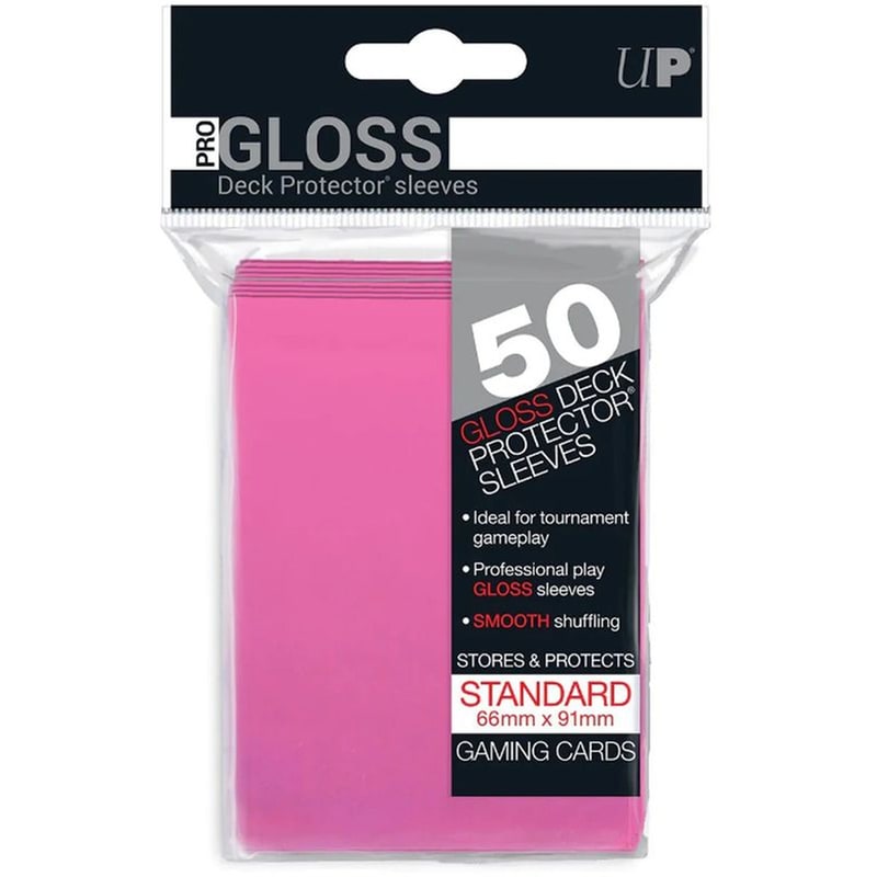 Ultra Pro Up - Standard Sleeves - Bright Pink 50 Τμχ