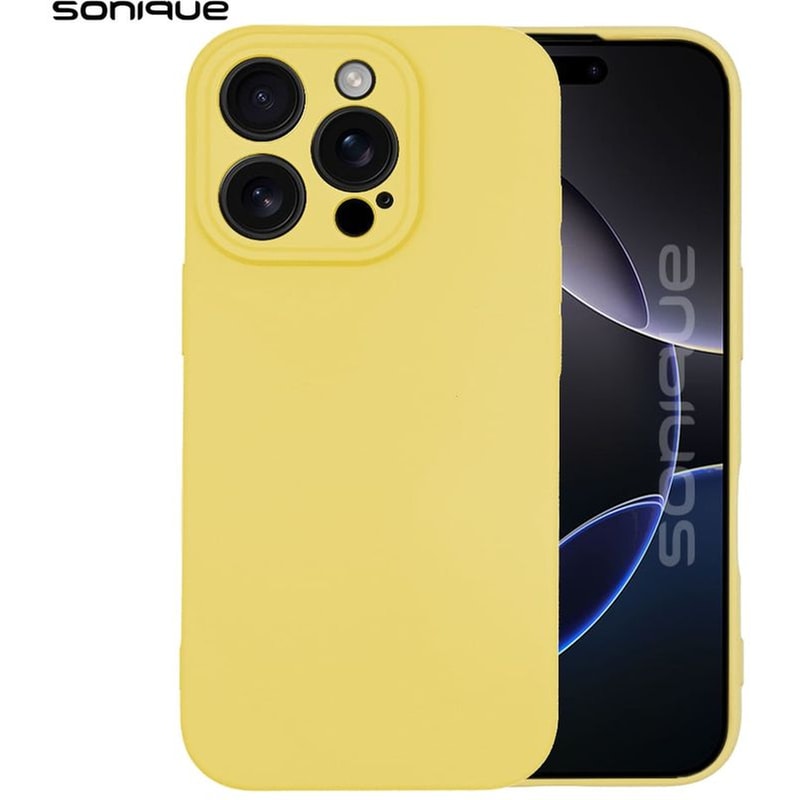 Θήκη Σιλικόνης My Colors Sonique Apple Iphone 16 Pro Max Κίτρινο